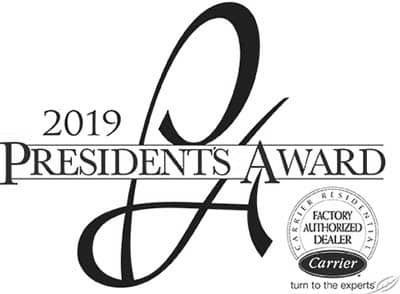 2019 Carrier Presidents Award Winner