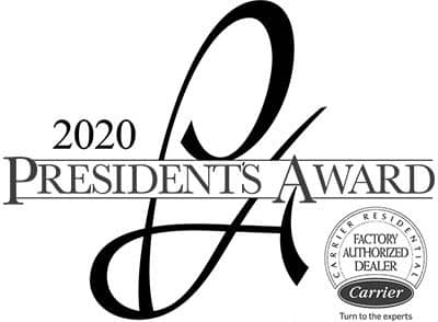 2020 Carrier Presidents Award Winner