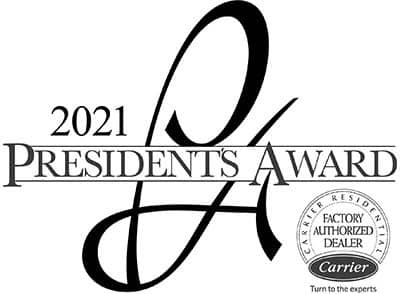 2021 Carrier Presidents Award Winner